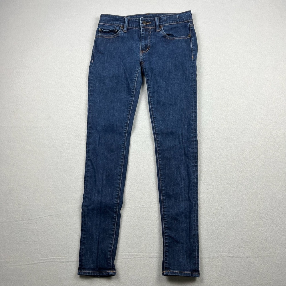 Denim & Supply Ralph Lauren Women 27 Blue Denim Dark Wash Skinny Jeans Stretch